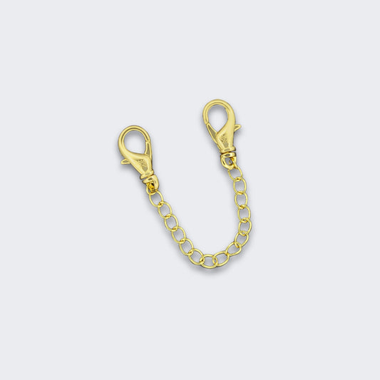 Double clasp 2-inch chain extender