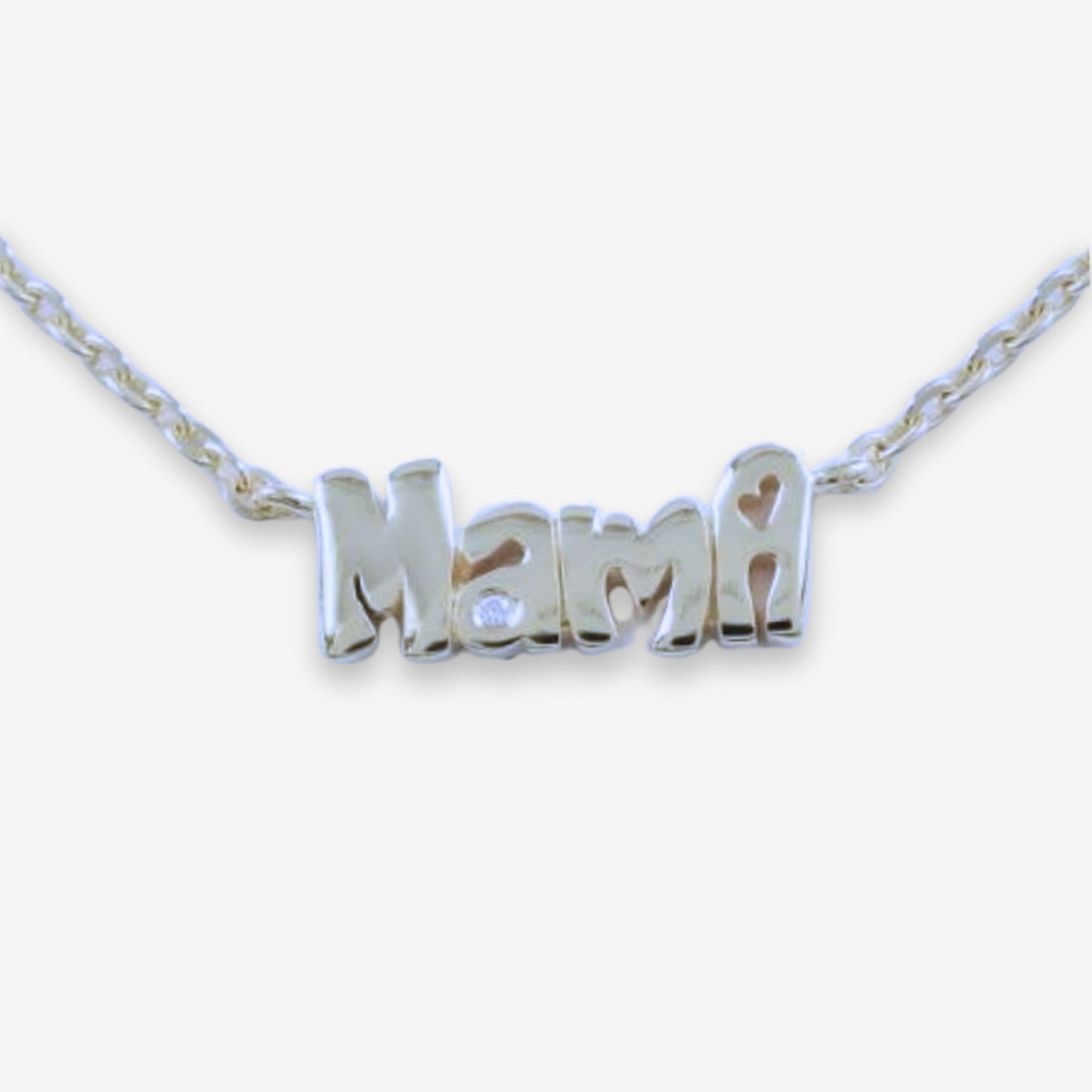 MAMA I Necklace, Sterling Silver