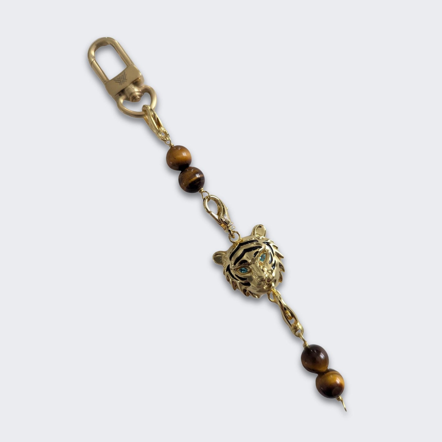 Tiger Convertible Tiger's Eye Bracelet Bag Charm