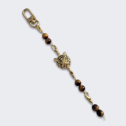 Tiger Convertible Tiger's Eye Bracelet Bag Charm